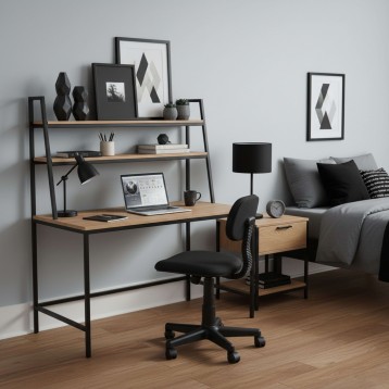 Silla Lucky Gris Ambiente 2