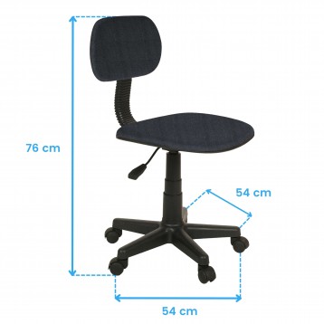 Silla Lucky Gris Cotas