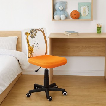 Silla Píntame Naranja Ambiente 1