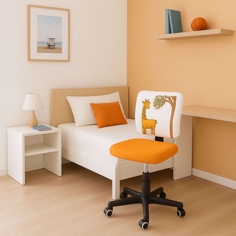 Silla Píntame Naranja Ambiente 2