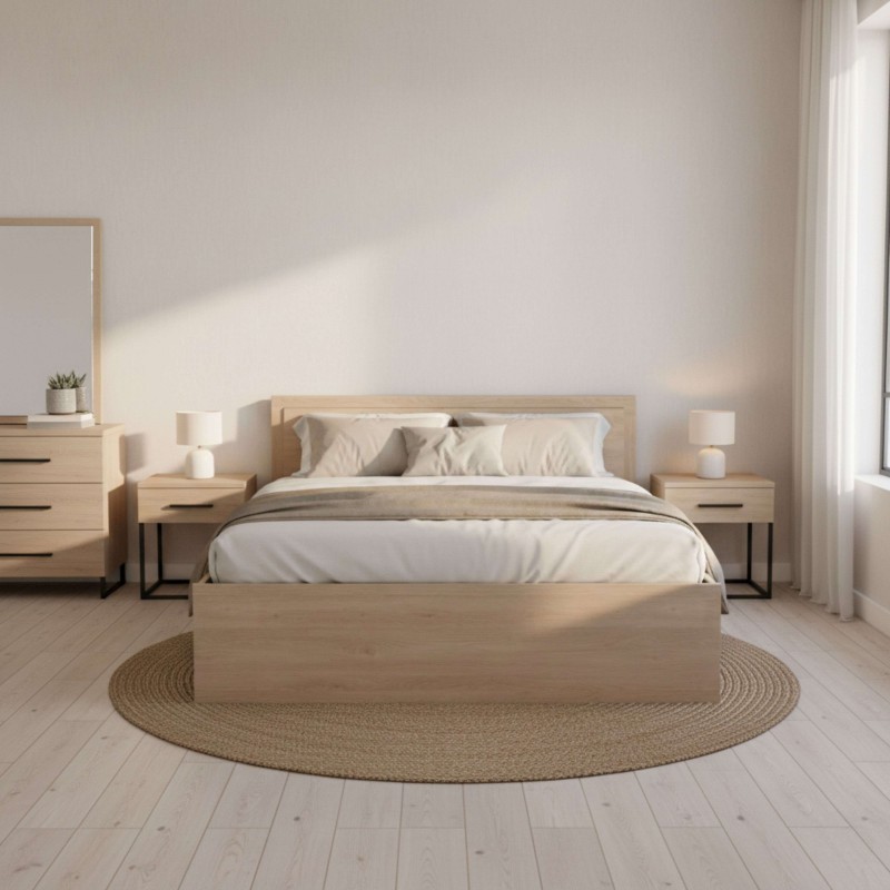 Cama Baltic Roble Ambiente 2