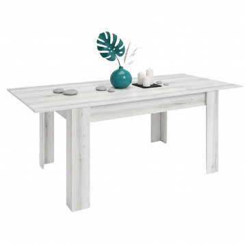 Mesa de comedor extensible Bass Blanco Albo 140-200x90 cm