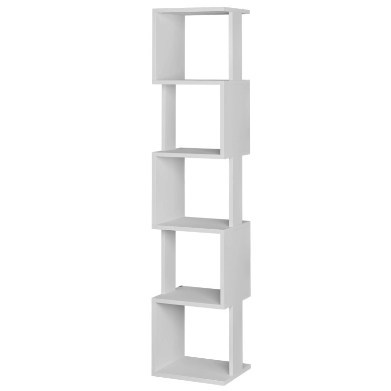 Estantería Guan 5 Huecos Blanca 35x161x30 cm