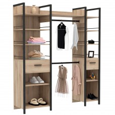 Vestidor Armario Abierto Urano Roble Kronberg 180x208 cm Vestidor Armario Abierto Urano Roble Kronberg 180x208 cm