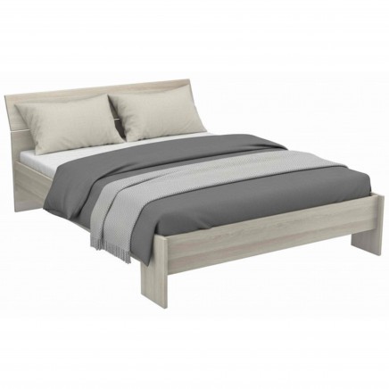 Cama de Matrimonio Prins Color Roble Shannon 135-140x190/200 cm