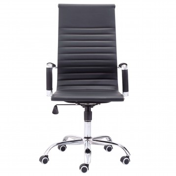 Silla Oficina Negra Frontal