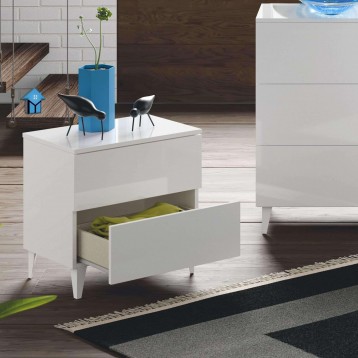 Mesita Blanco Brillo Ambiente 1