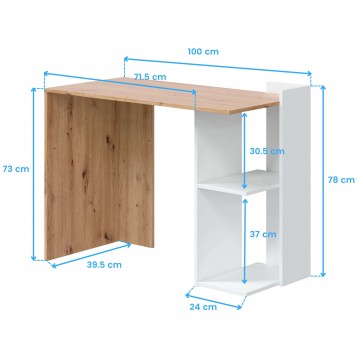 Pack Roble y Artik Escritorio cotas
