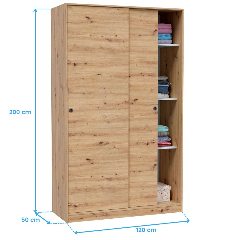 Pack Roble y Artik Armario Cotas 1 Pack Roble y Artik Armario Cotas 1