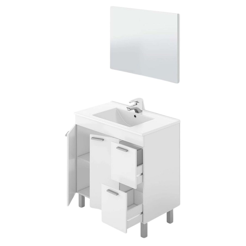 Pack Baño Blanco Mueble Abierto Pack Baño Blanco Mueble Abierto