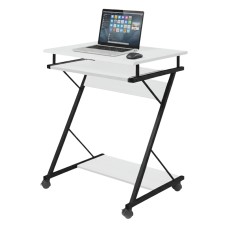 Mesa Escritorio Ordenador Volta Color Blanco mate y Negro 60 cm Mesa Escritorio Ordenador Volta Color Blanco mate y Negro 60 cm