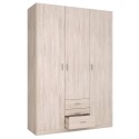 Armario Grande Roma 3 Puertas 3 Cajones Color Sahara 149x216 cm