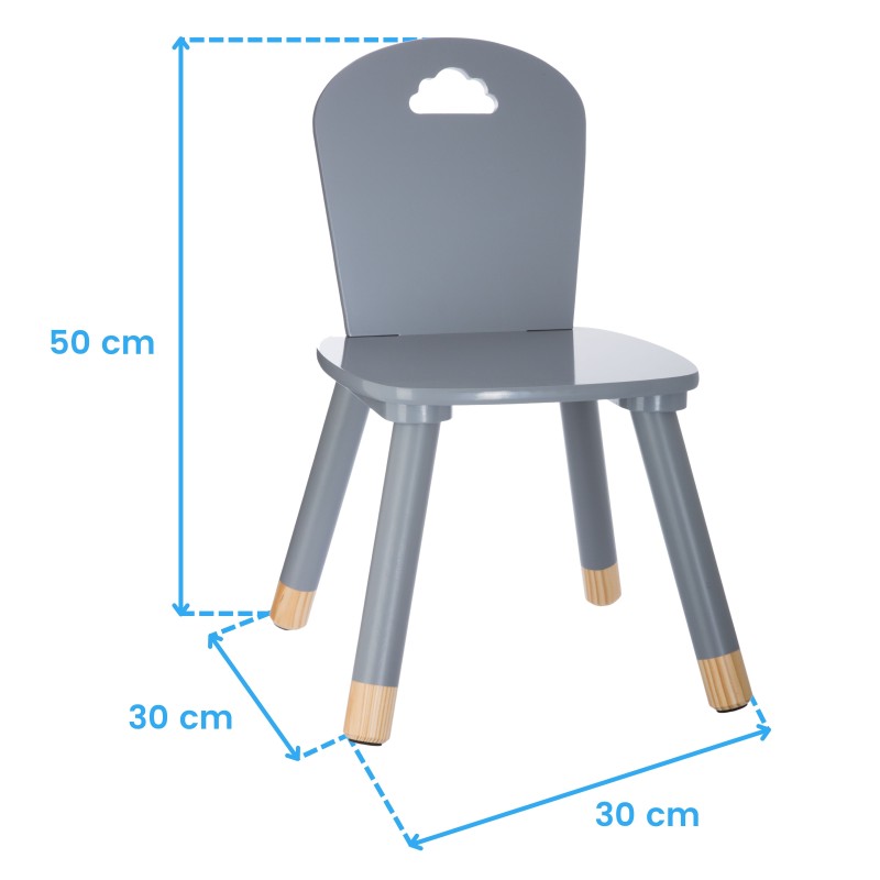 Silla Douceur Gris Cotas