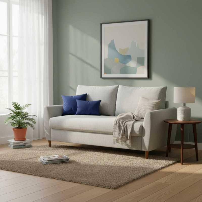 Sofá Mave Gris Ambiente 1