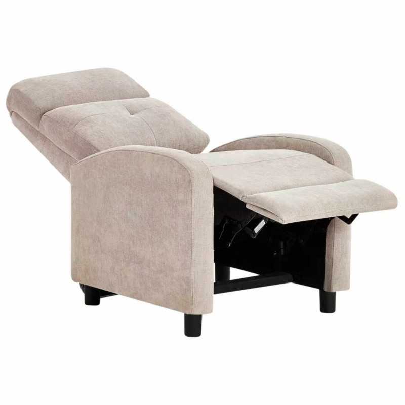 Sillón Relax Reclinable Denmark Salón Color Beige Sillón Relax Reclinable Denmark Salón Color Beige