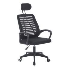 Silla Oficina Ofis Giratoria Transpirable Color Negro