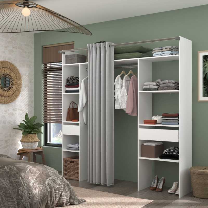 Vestidor Modular Custom Opción D+G 198x200 cm