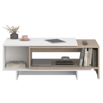 Mesa de centro con tapa deslizante frontal 2