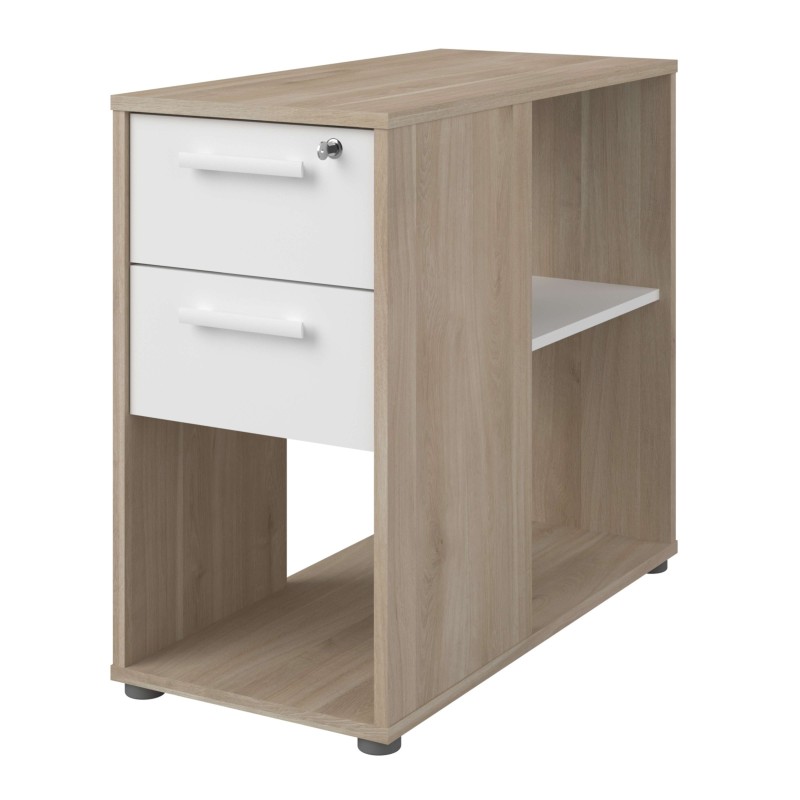 armario de 3 cajones con cerradura lateral sin decoracion 2