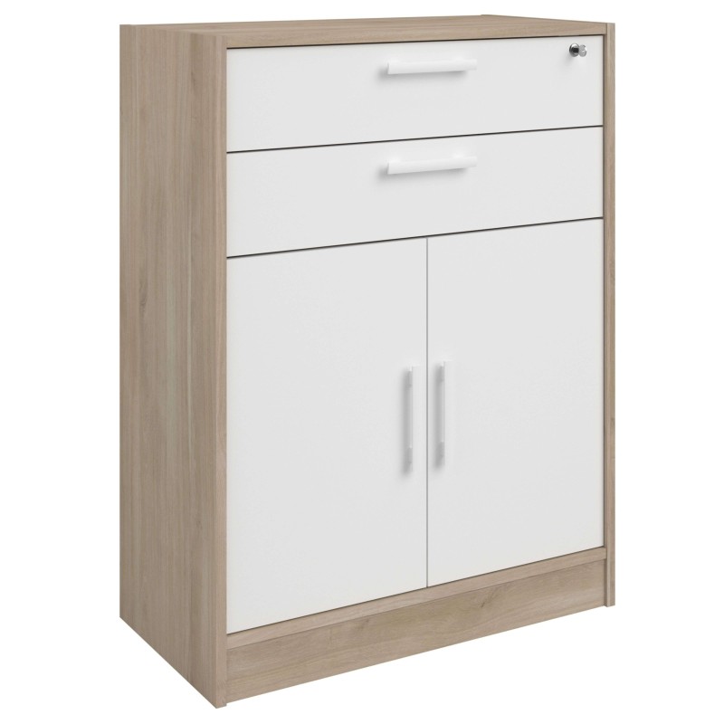 Estanteria oficina con puertas portada