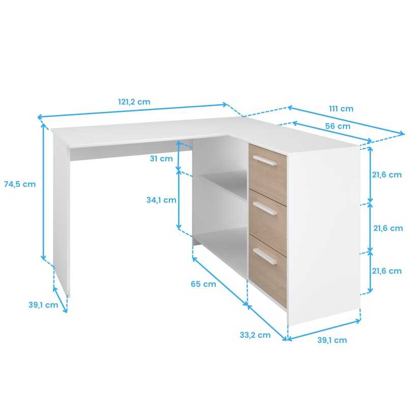 mesa escritorio cotas