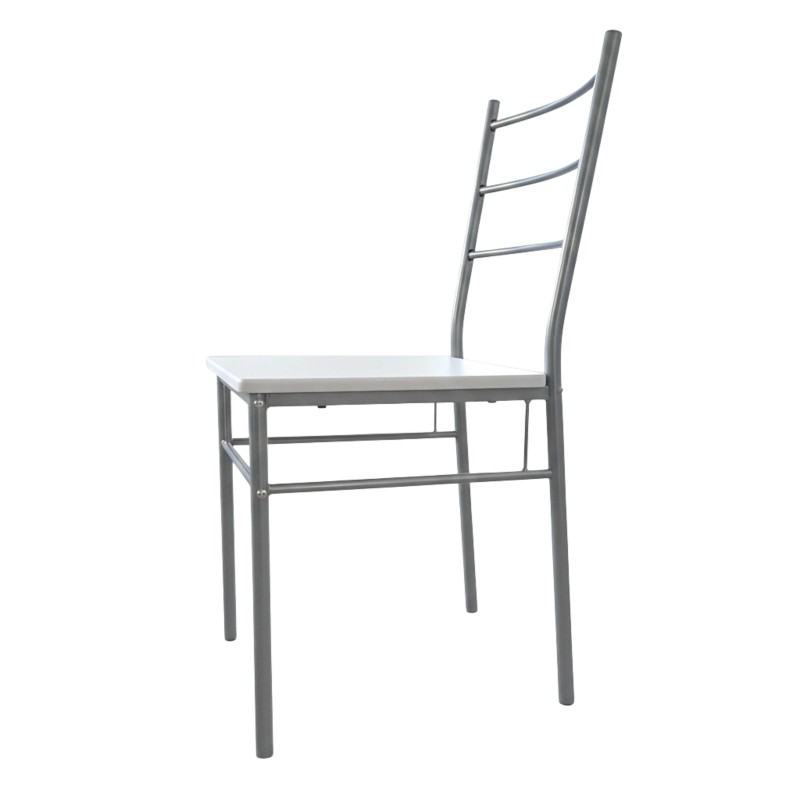 Silla Color Blanco y gris
