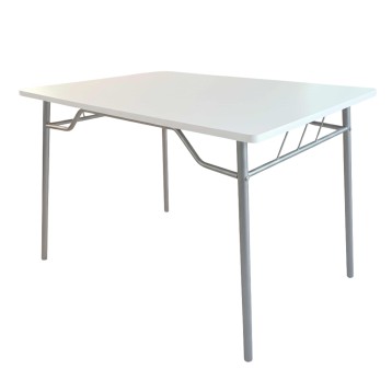 Mesa Color Blanco y gris