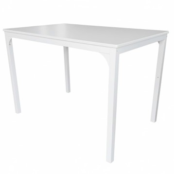 Mesa del Conjunto Cocina con 4 Sillas Color Blanco