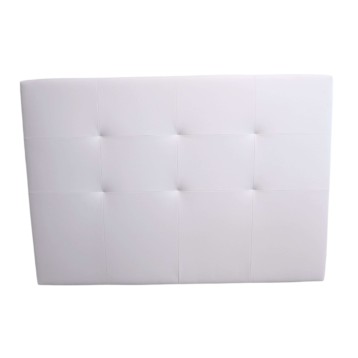 Cabecero de cama blanco frontal Pack Dormitorio Matrimonio Nórdico