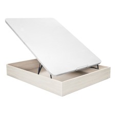 Cama Canapé Abatible Raso Color Blanco Ártico