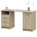 Mesa Escritorio Oficina Monaco Roble Artisan 135 cm