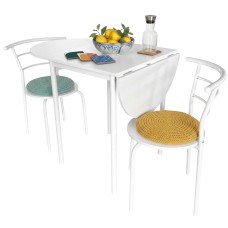 Conjunto Mesa + 2 sillas Blanco Butterfly