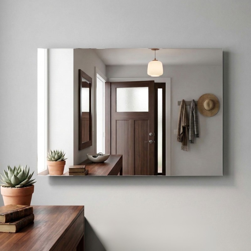 Espejo Terpi Rectangular Estilo Moderno 45x60 cm