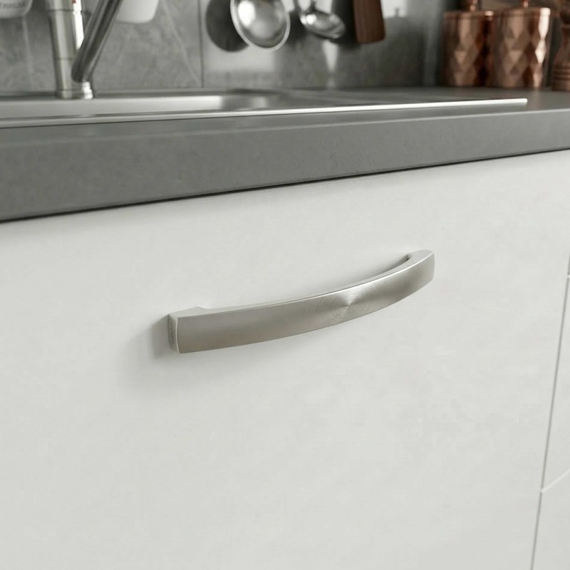 Cocina modular Eko blanco mate 8 muebles 240 cm