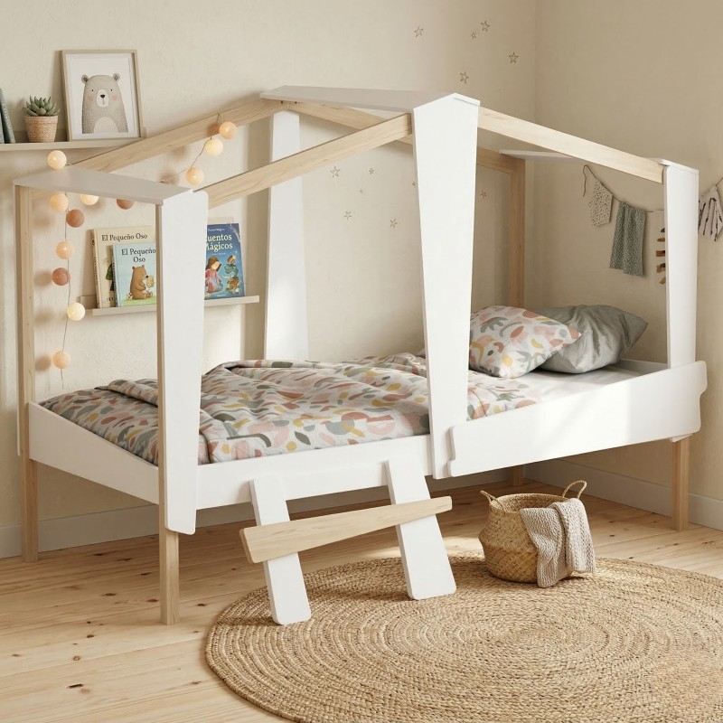 Cama Montessori Casita 90x200 cm Estilo Dormitorio Infantil Cama Montessori Casita 90x200 cm Estilo Dormitorio Infantil