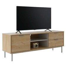 Mueble TV Sforza 120 cm Salón Comedor Roble Natural