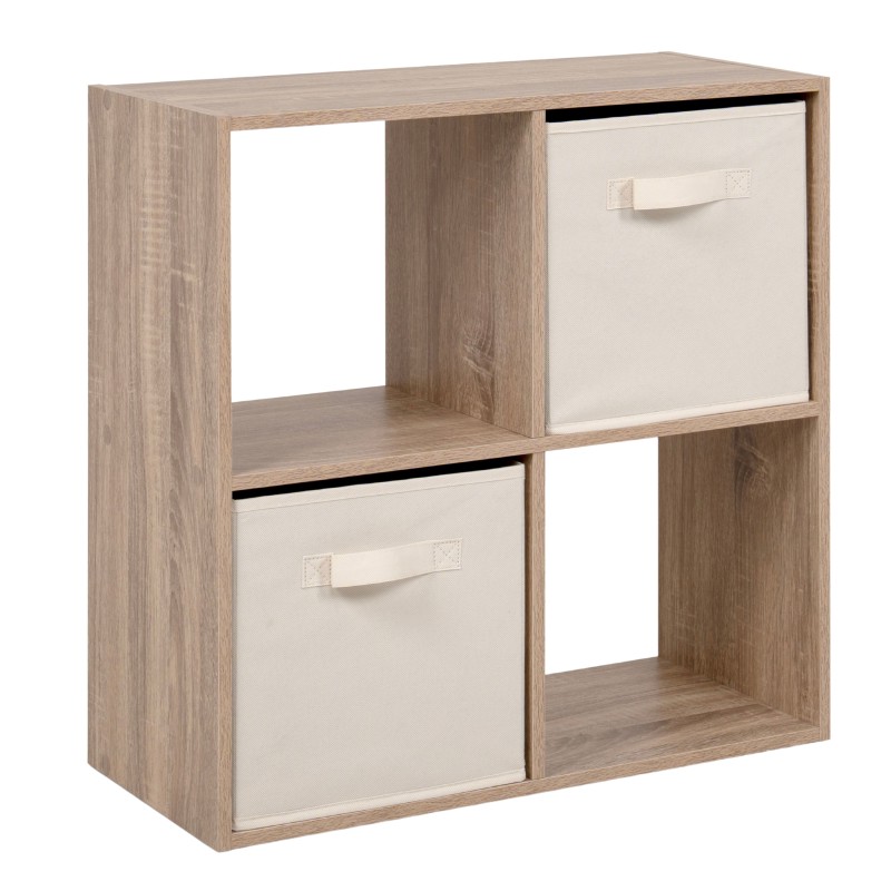 estanteria cuadrada roble 2