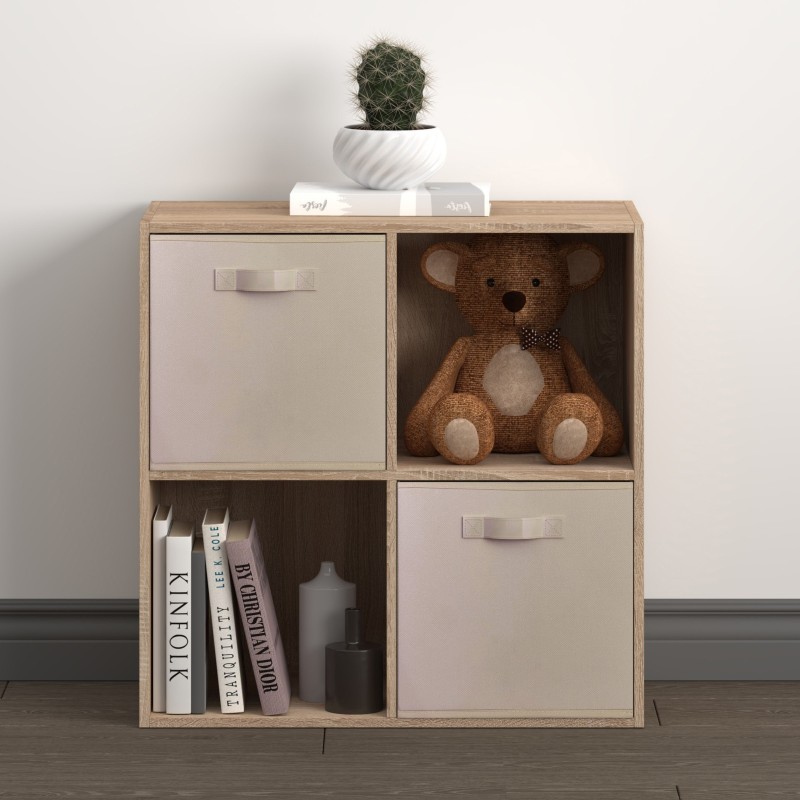 estanteria cuadrada roble 5