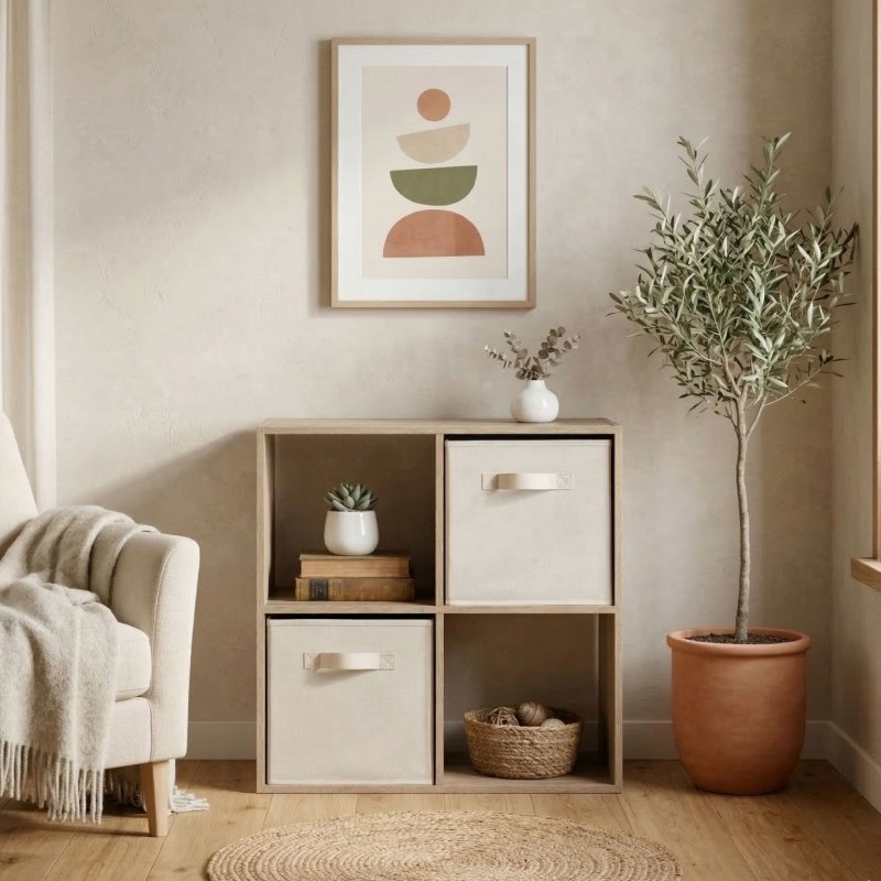 estanteria cuadrada roble 6