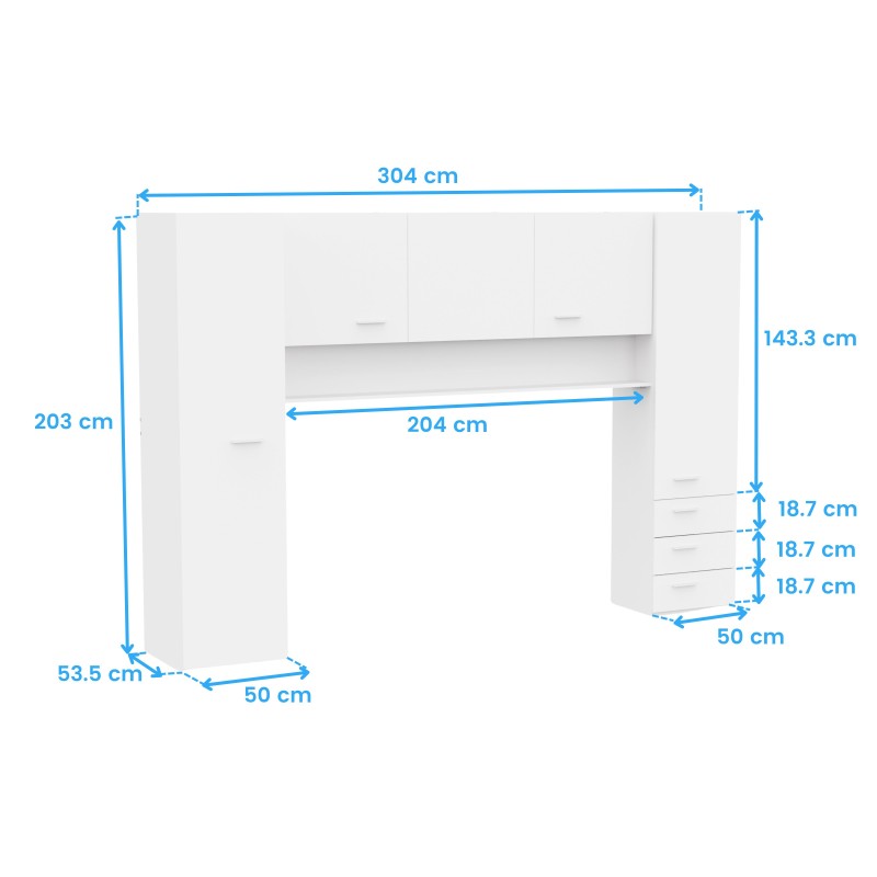 armario blanco tidy cotas armario blanco tidy cotas