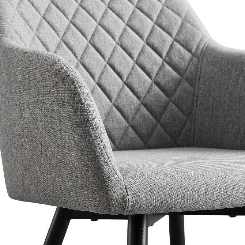 Silla Salón Comedor Rombo Color Gris