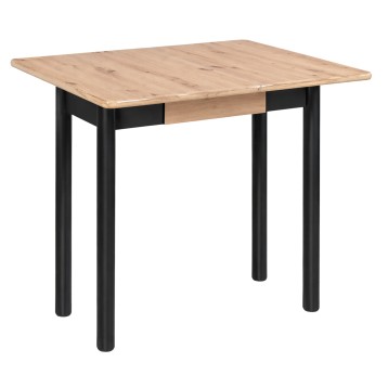 mesa cocina kitchi roble y negro 1