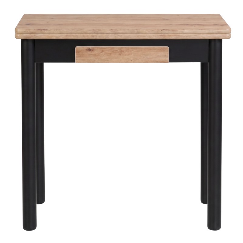 mesa cocina kitchi roble y negro 2