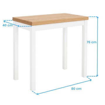 mesa cocina bleca cotas