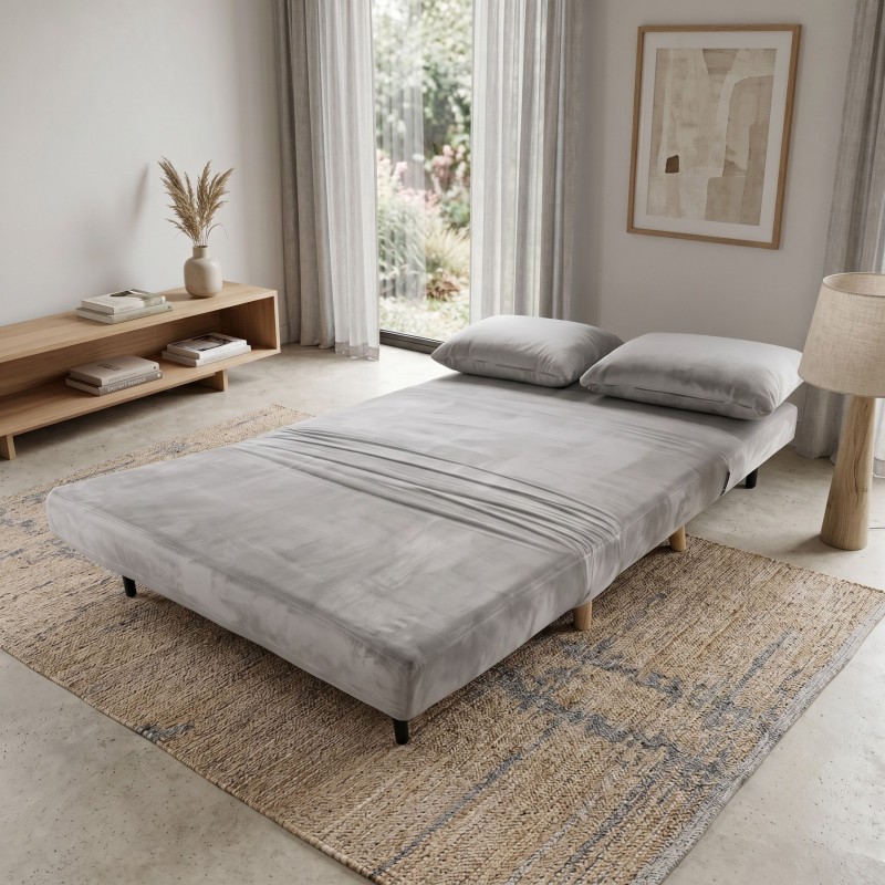 sofa cama gris oscuro 7