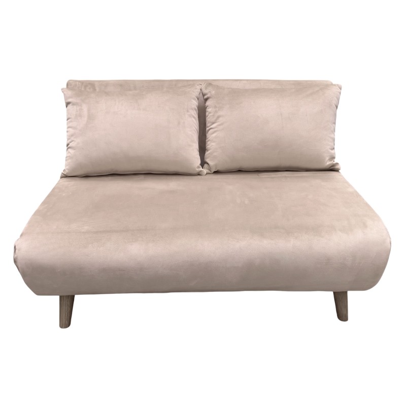 sillón cama 2 plazas beige 2