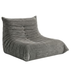 Puff Sillón Cloud Color Gris Oscuro