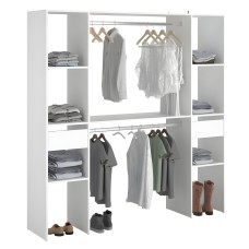 Vestidor Modular Custom Opción C+C Blanco 176x180 cm