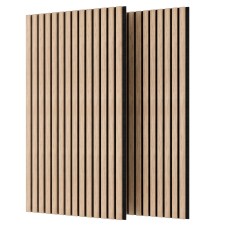 Pack de 2 Paneles Acústicos Silence Roble Nordish y Negro 60x120 cm