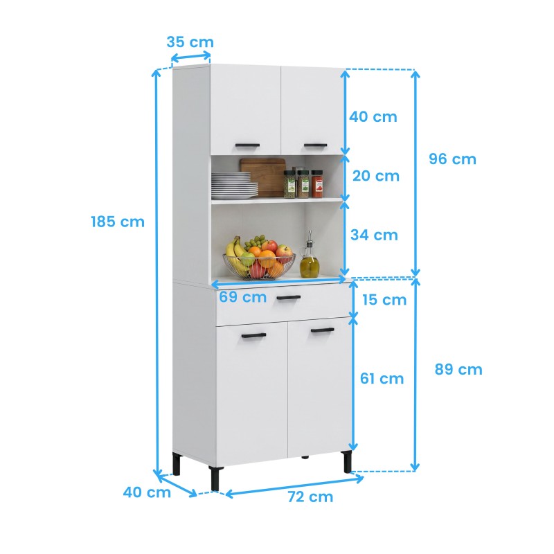 mueble cocina Luso cotas